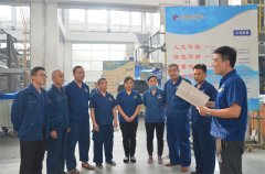 面料車(chē)間后處理甲班榮獲濱州市“工人先鋒號(hào)”